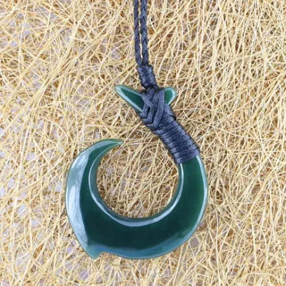 NH047 Nephrite Pendant Necklace