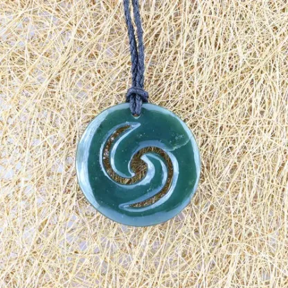 NH042 Nephrite Pendant Necklace