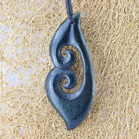 NH034 Nephrite Pendant Necklace