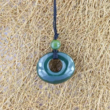 NH038 Nephrite Pendant Necklace