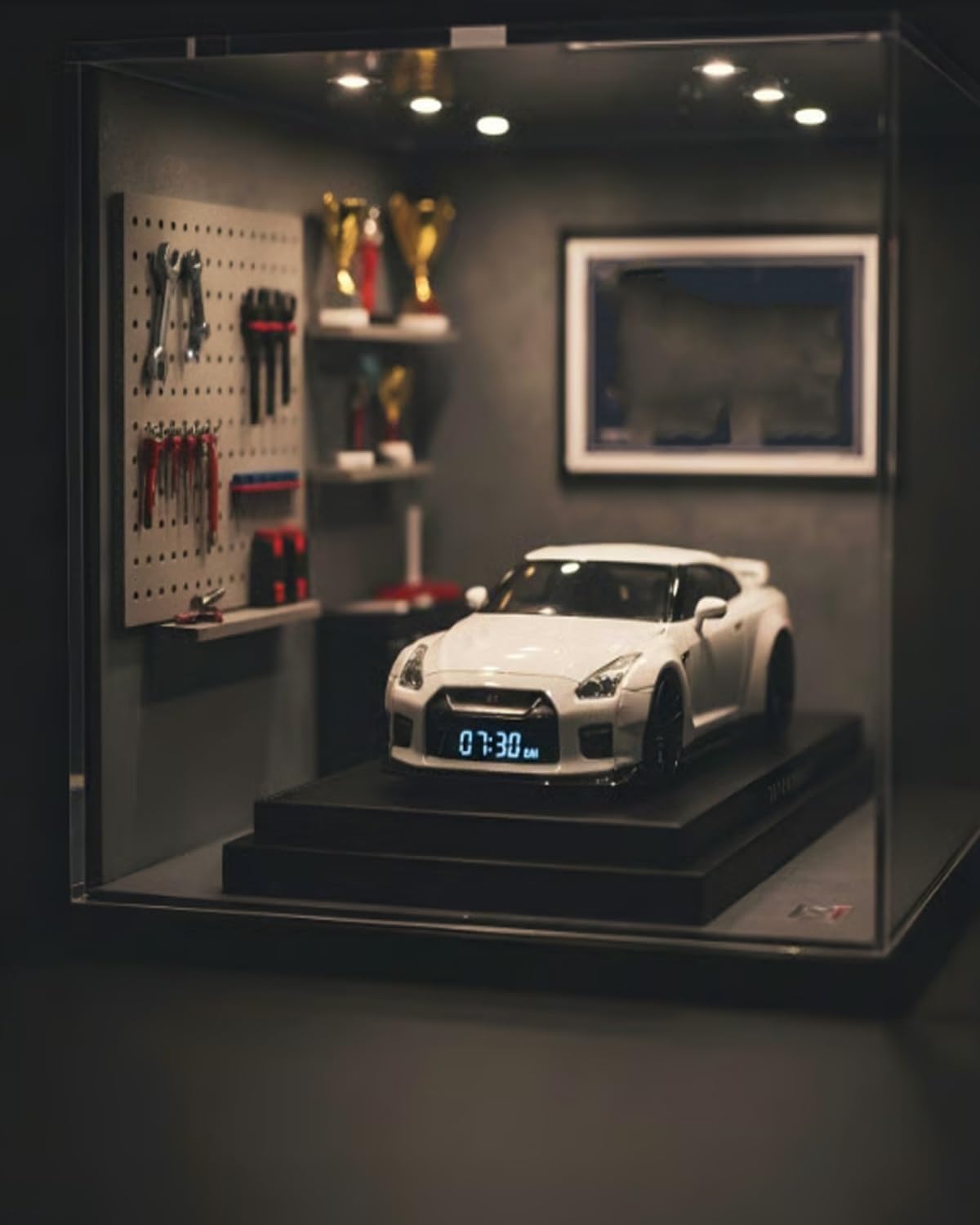 Hypercar Alarm Clock Realistic Engine & Light Effects