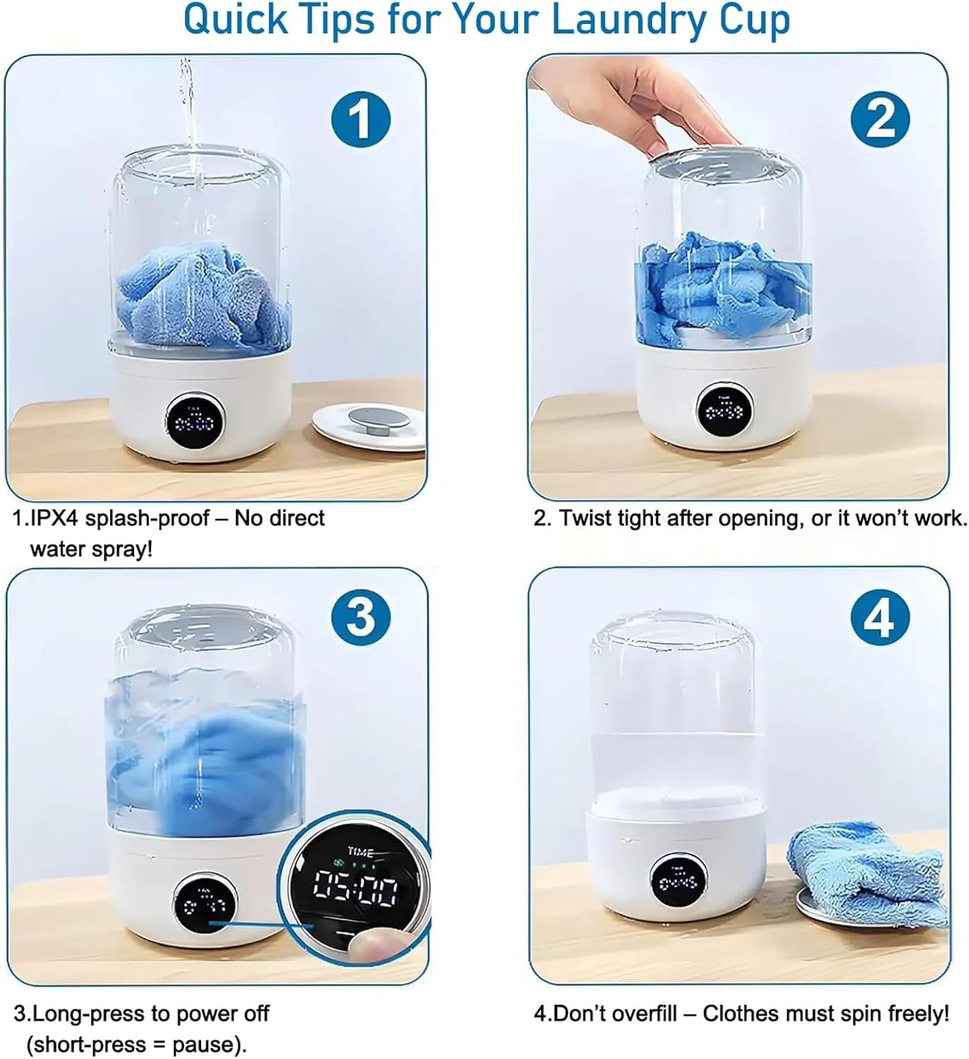 Mini Portable Washing Machine
