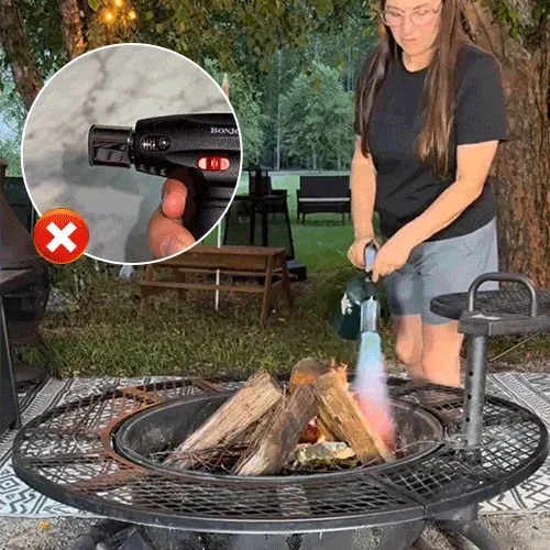 Powerful Propane Torch Gun, Adjustable Flame Thrower Gun