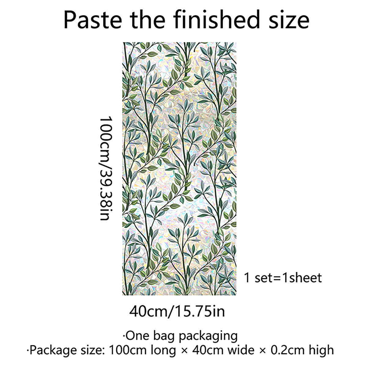 3D Rainbow Window Film