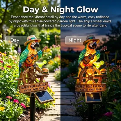 🔥Last Day 70% OFF🔥🌴 PARROT GUITAR SOLAR GARDEN LIGHT