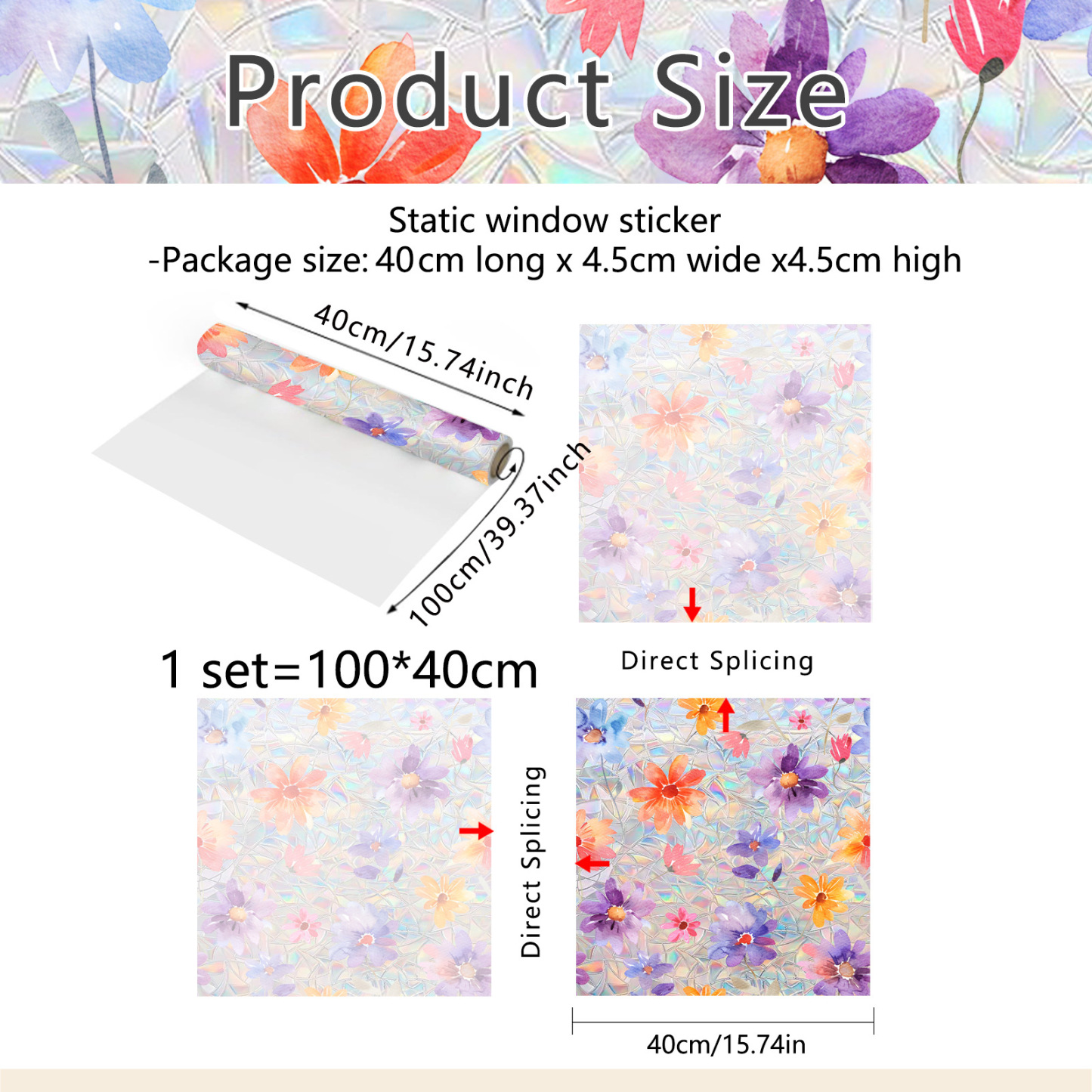 3D Rainbow Window Film