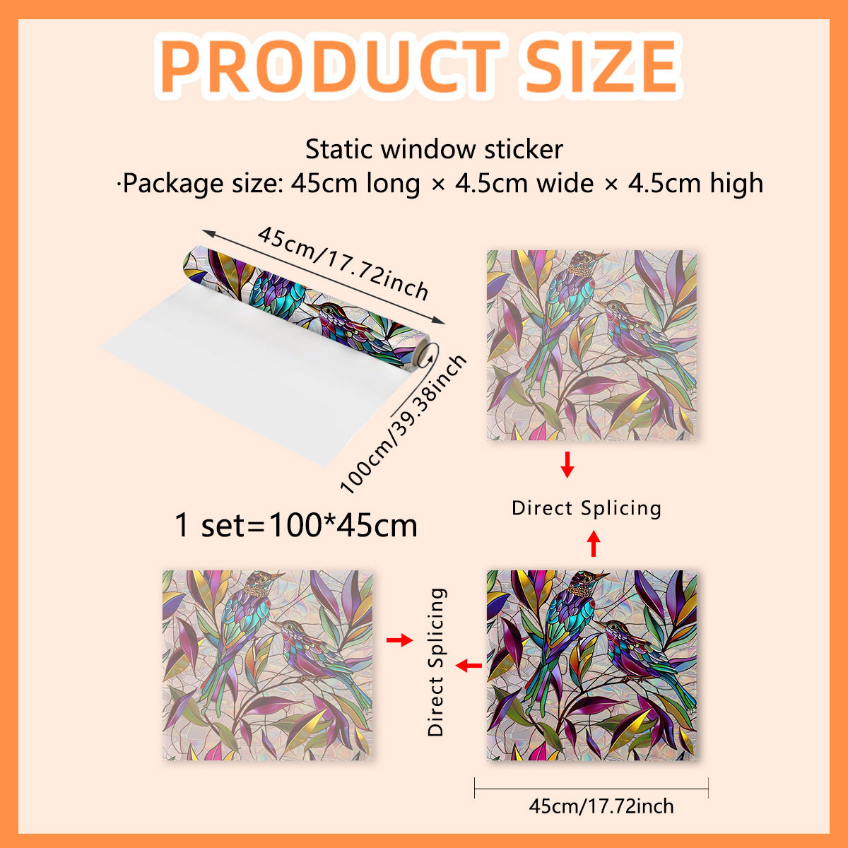 3D Rainbow Window Film