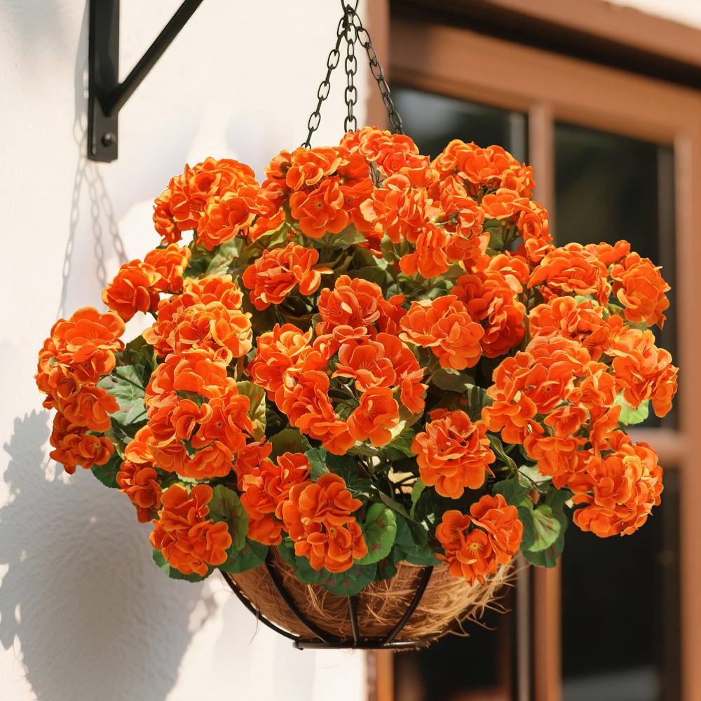 🔥Last Day 49% OFF🌼Artificial Geranium Flowers - UV resistant, Waterproof, Windproof