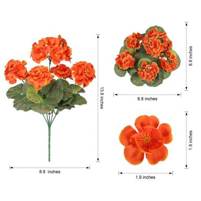 🔥Last Day 49% OFF🌼Artificial Geranium Flowers - UV resistant, Waterproof, Windproof