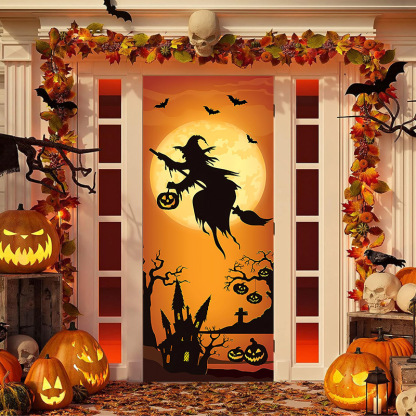 50% OFF🌟2025 Christmas and Halloween front door decoration