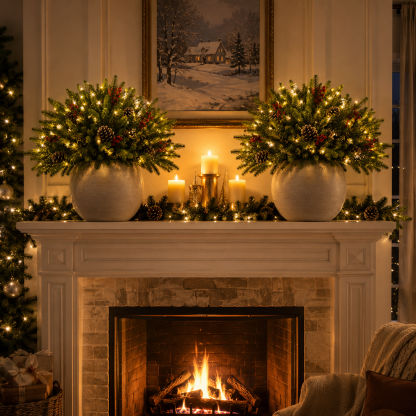 🔥Last Day 50% OFF🎄Enchanted Evergreen Pine with Lights
