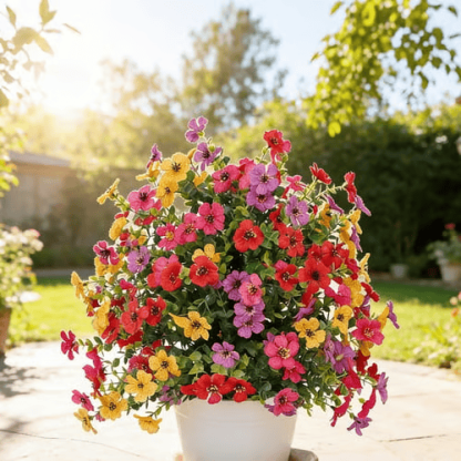 Artificial Violet for Outdoor Indoor Garden Home Decoration