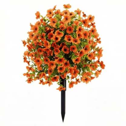 Artificial Violet for Outdoor Indoor Garden Home Decoration