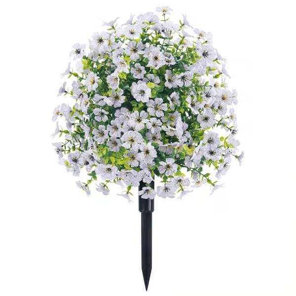 Artificial Violet for Outdoor Indoor Garden Home Decoration