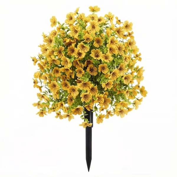 Artificial Violet for Outdoor Indoor Garden Home Decoration