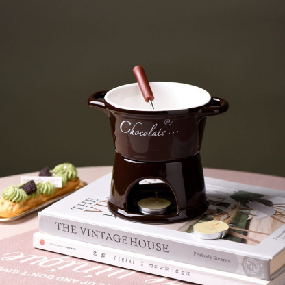 Ceramic Butter Chocolate Fondue Mug