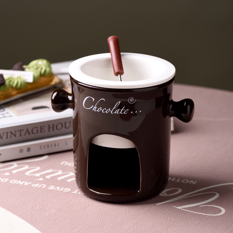 Ceramic Butter Chocolate Fondue Mug
