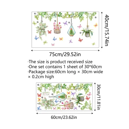 ✨LAST DAY: 50% OFF! - 💐Colorful Floral Bouquet Window Sticker🖼️(Cut to size freely)