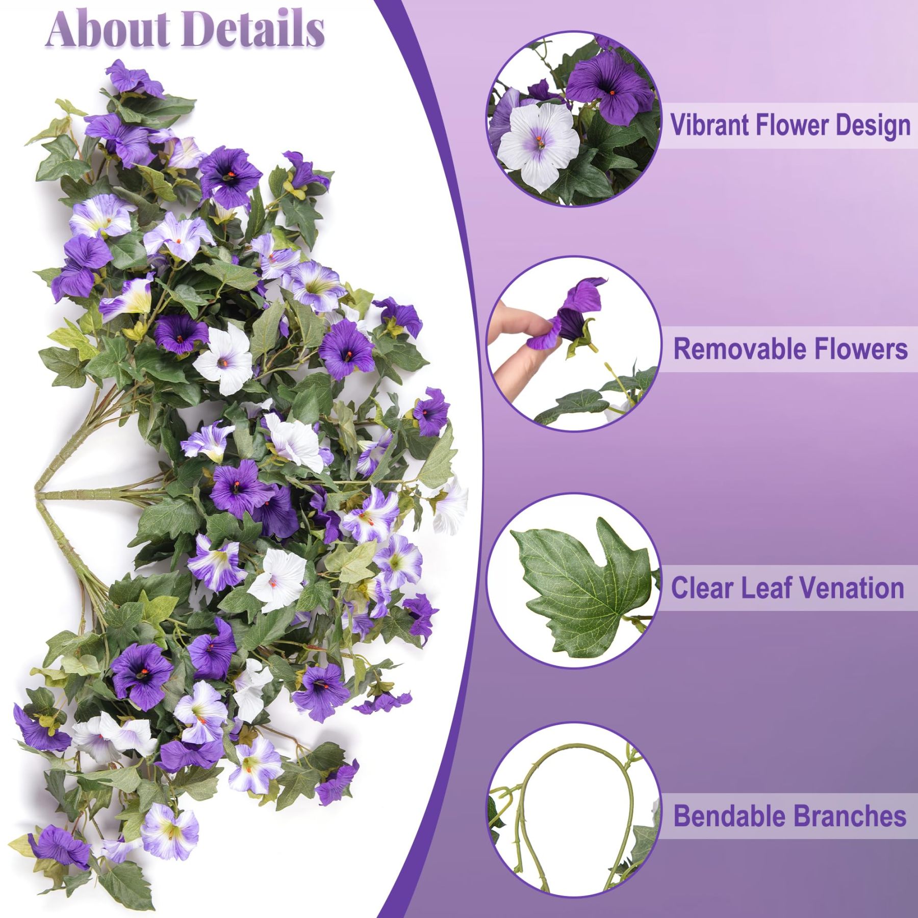 Hot Sale✨UV Simulation Artificial Petunias💐