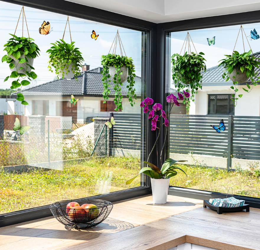 ✨LAST DAY: 50% OFF! - 💐Colorful Floral Bouquet Window Sticker🖼️(Cut to size freely)