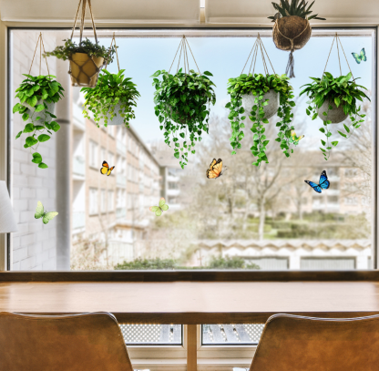 ✨LAST DAY: 50% OFF! - 💐Colorful Floral Bouquet Window Sticker🖼️(Cut to size freely)