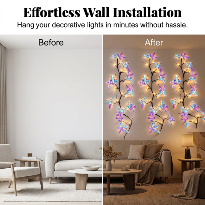 🥳2026 HOT SALE🥳💞50K+ SOLD!🌿Romantic Butterfly Vine LED Lights