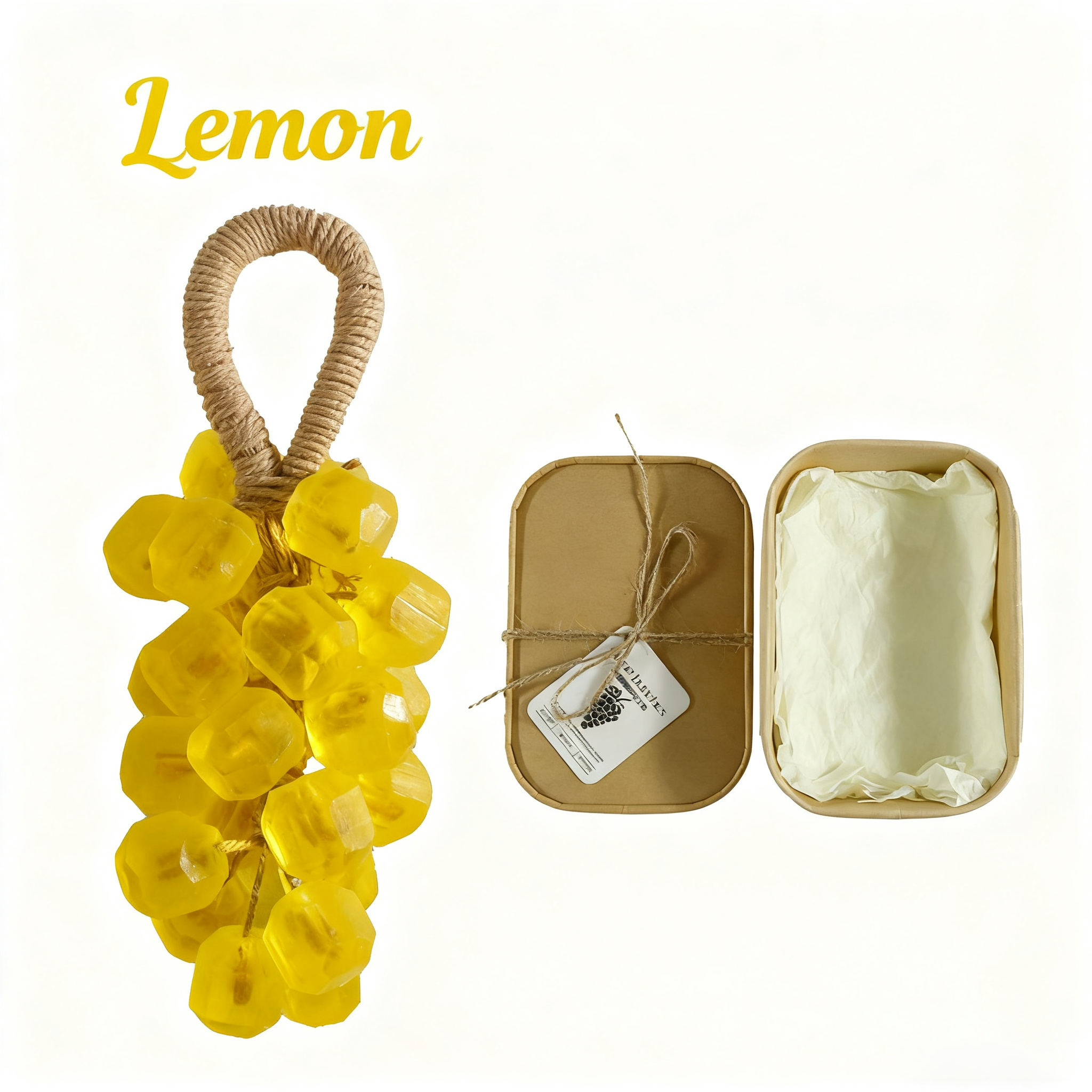 🔥Hot Sale 50% OFF🔥Personalized Original Handmade Crystal Grape Soap Gentle Cleansing Soap (Single string: 25 pieces)