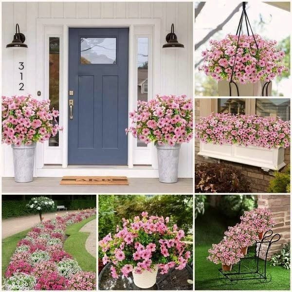 🔥$9.97 On Sale Today Only 🌺Rainproof Lifelike Artificial Flowers With UV-Shield Coating💐
