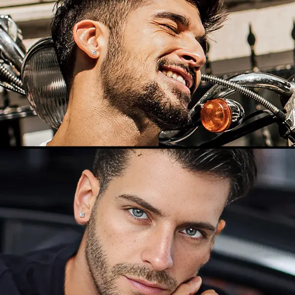 🔥Hot Sale 72% OFF🔥Brilliant 4-Prong Moissanite Stud Earrings