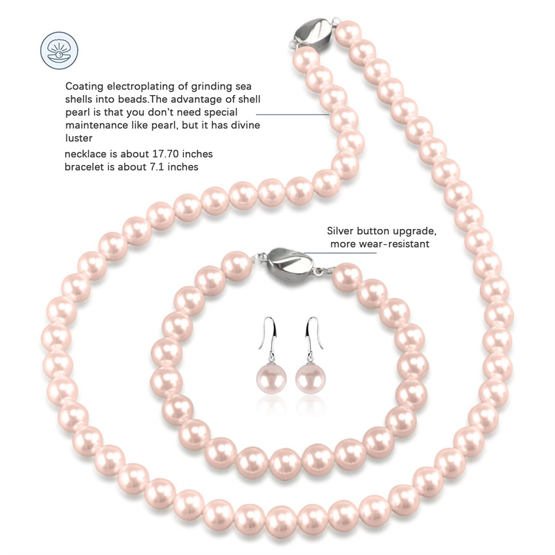 🔥Hot Sale - 50% OFF🎁Akoya Pearl Jewelry Set (Necklace, Bracelet, Earrings)