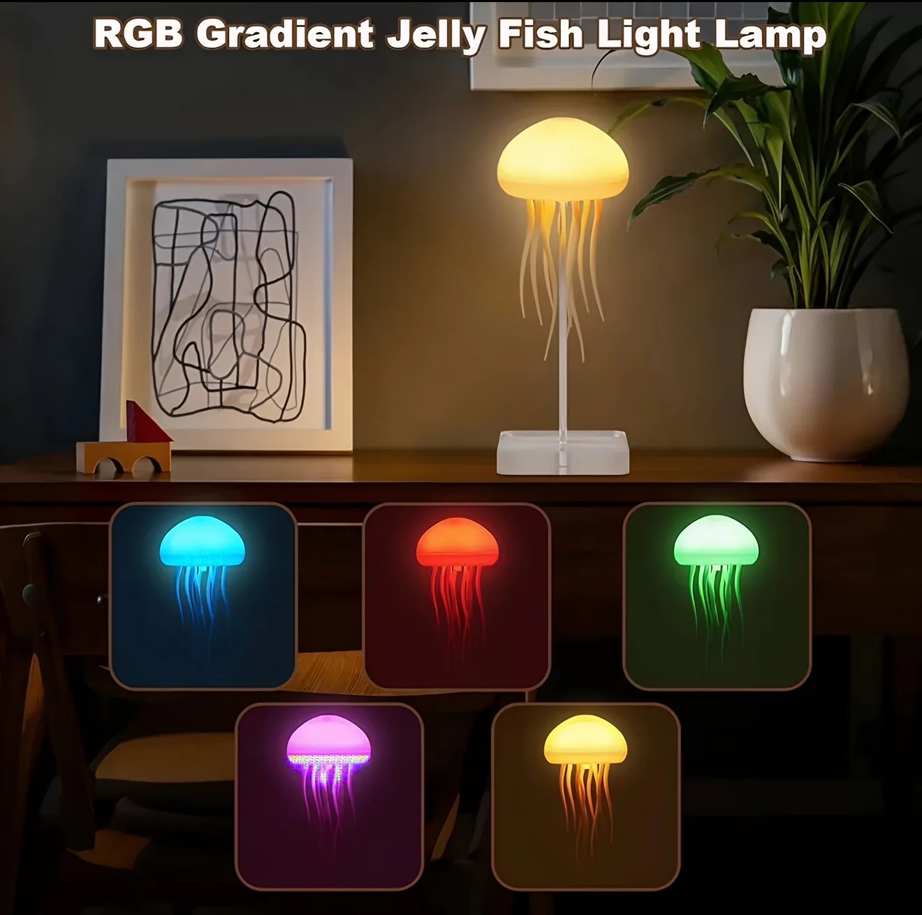 Floating Jellyfish Lamp