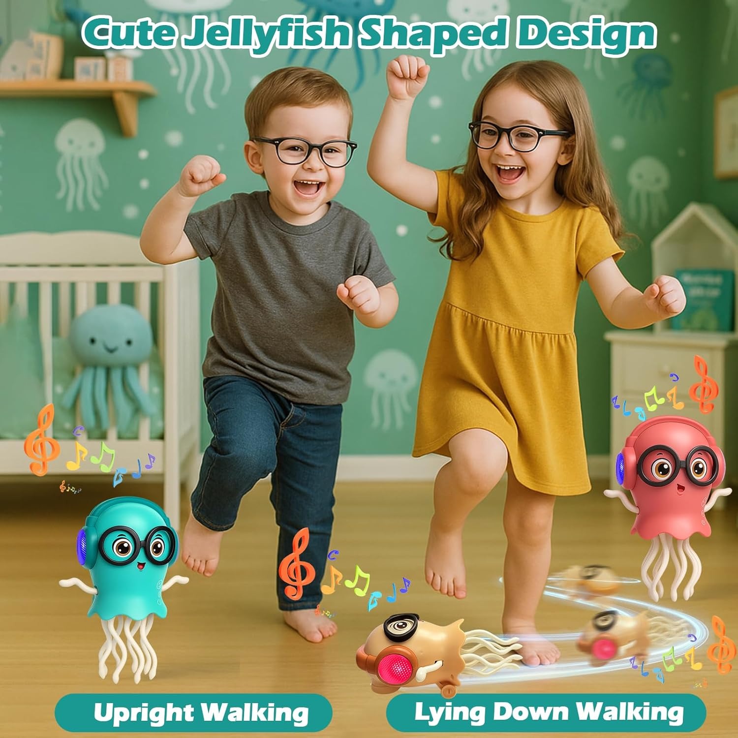 Magic Dancing Octopus & Magic Electric Dancing Jellyfish Toy