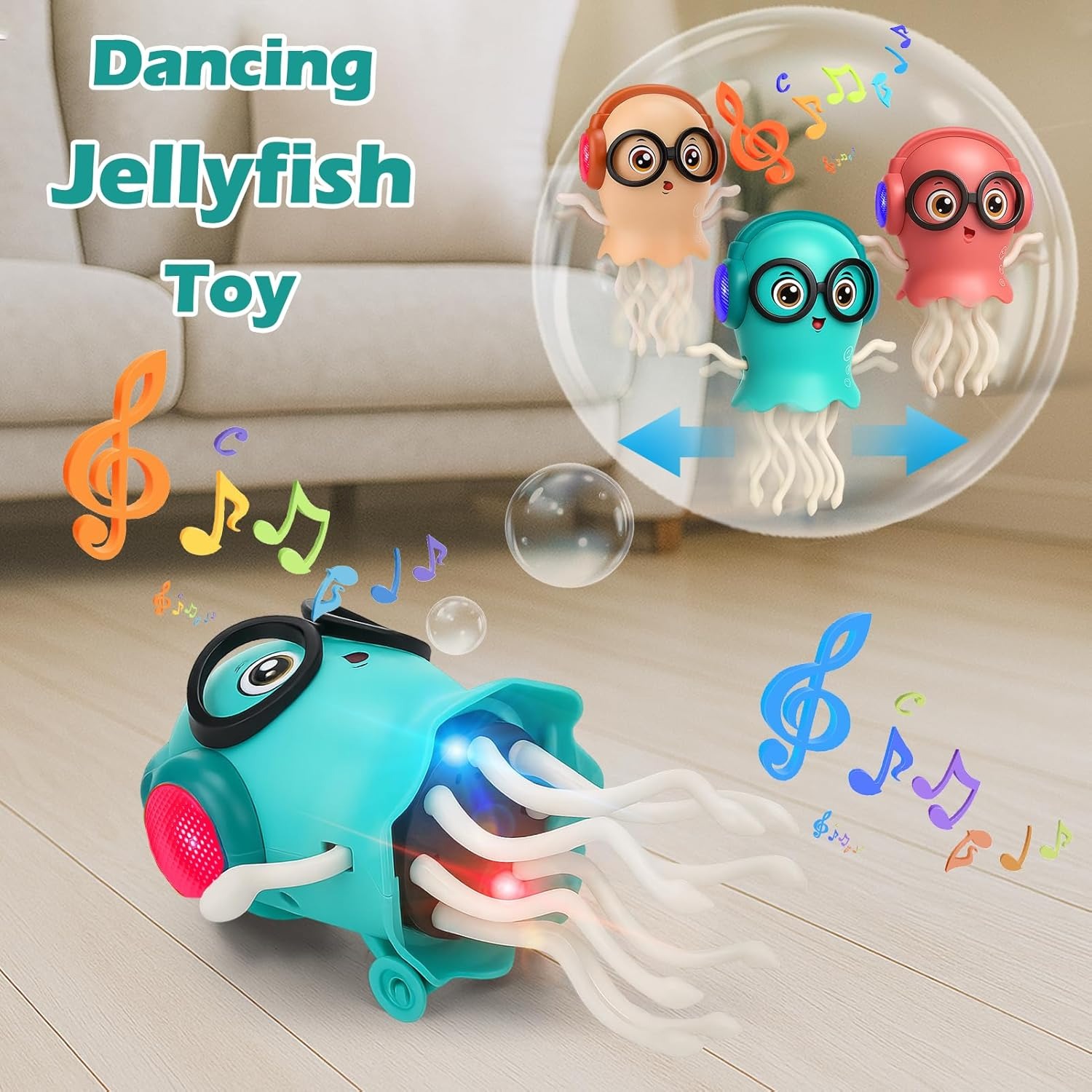 Magic Dancing Octopus & Magic Electric Dancing Jellyfish Toy