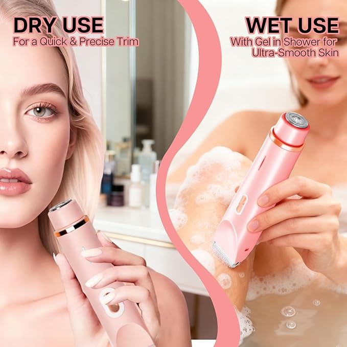 2-in-1 Painless Bikini Hair Trimmer