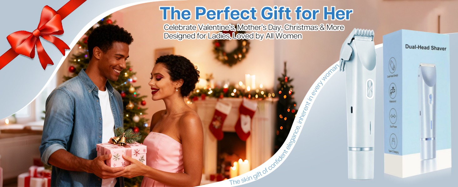 2-in-1 Painless Bikini Hair Trimmer