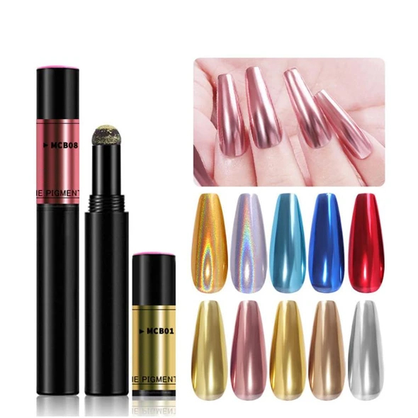 Air cushion aurora nail powder pen