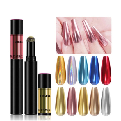 Air cushion aurora nail powder pen