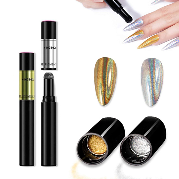 Air cushion aurora nail powder pen