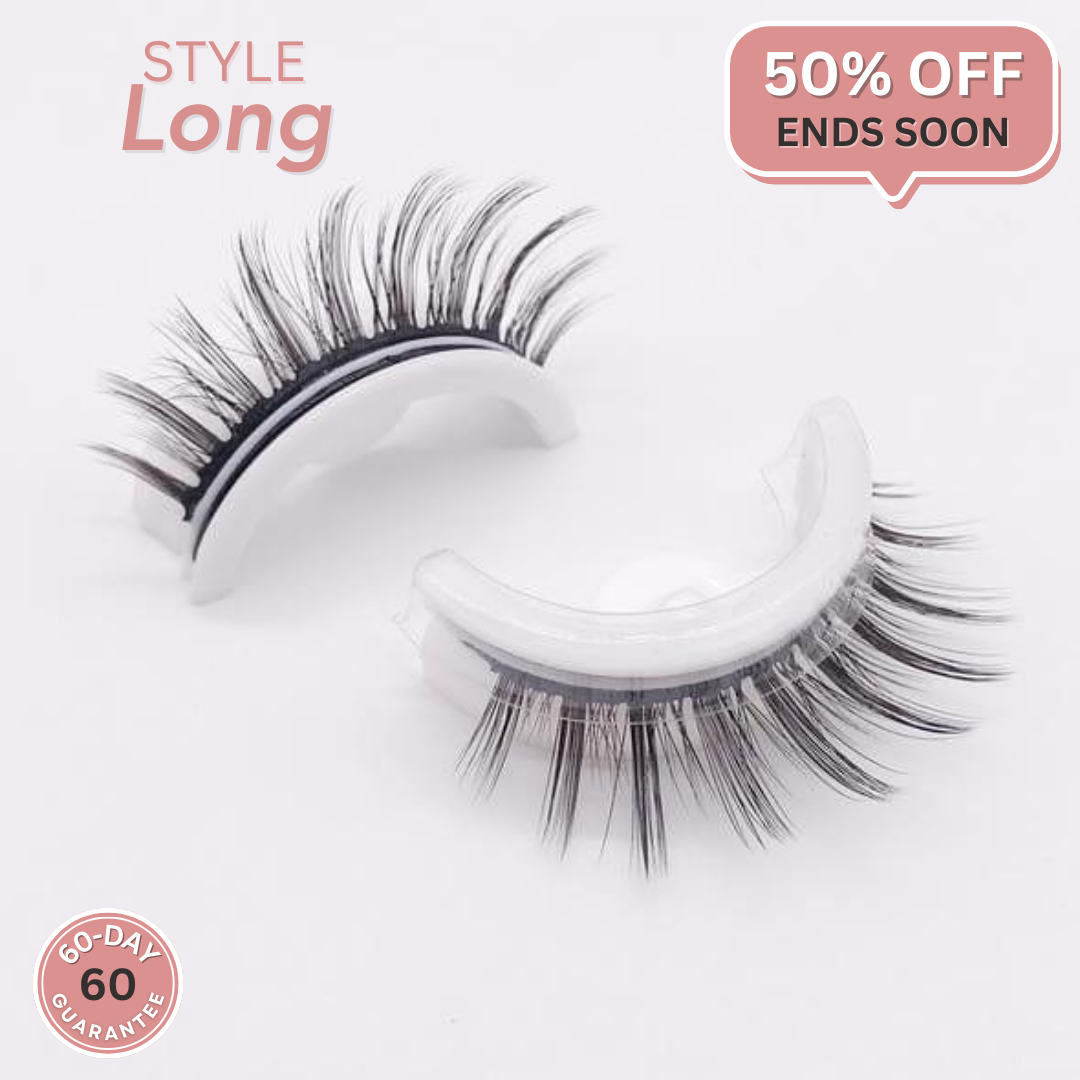 Buy One Get One Free🔥Waterproof & Reusable Self-Adhesive Eyelashes