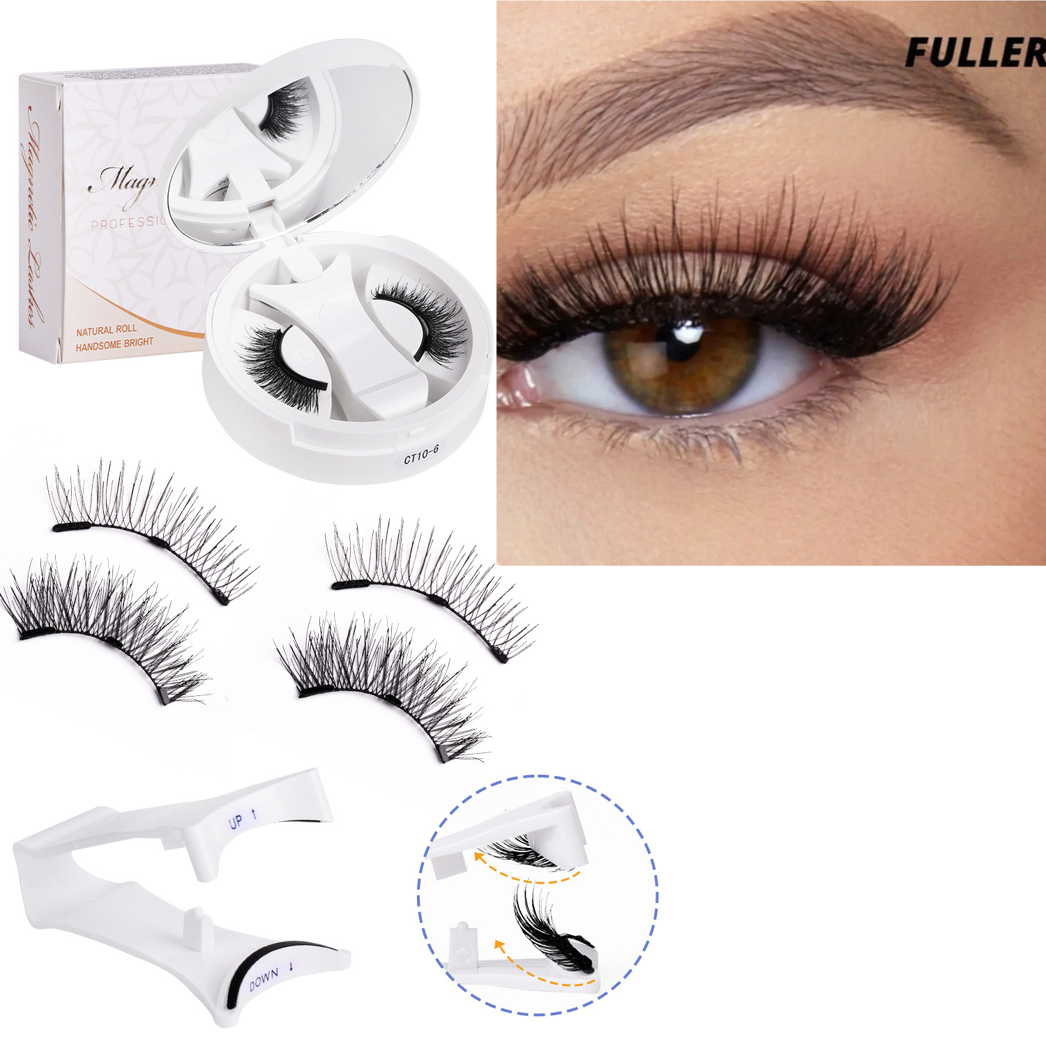 🔥Buy 1 Get 1 Free 🎊 Reusable Magnetic Eyelashes