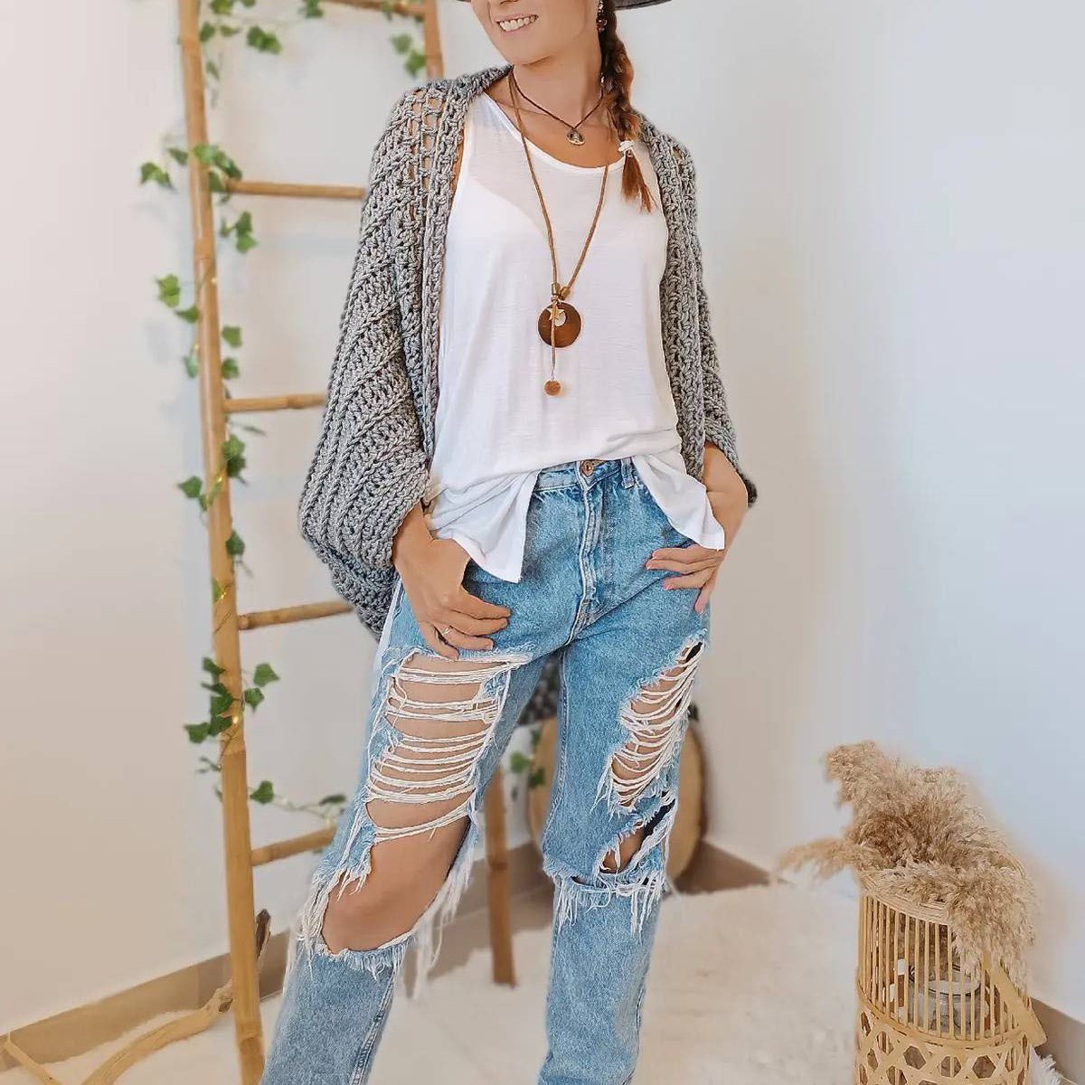 🧶Women's Knitted Cocoon Shawl🧣