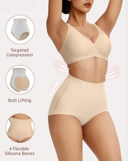 Seamless High-Waisted Tummy Control Shaping Panty