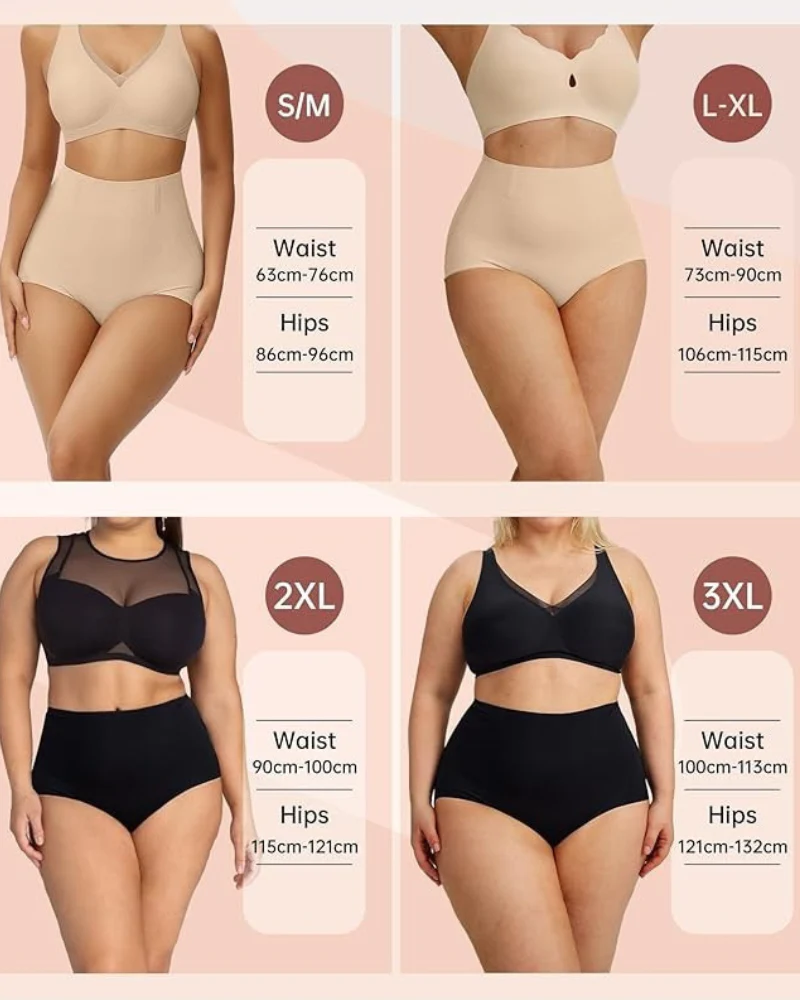 Seamless High-Waisted Tummy Control Shaping Panty