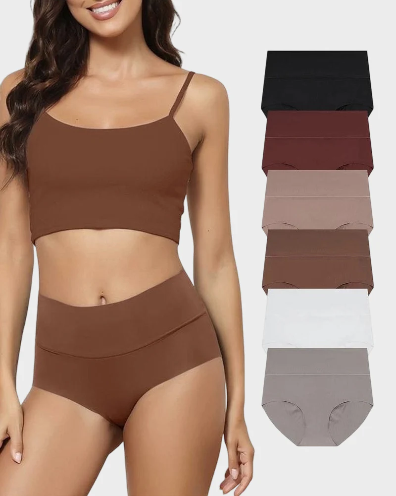 Seamless High-Waist No Show Comfort Panties