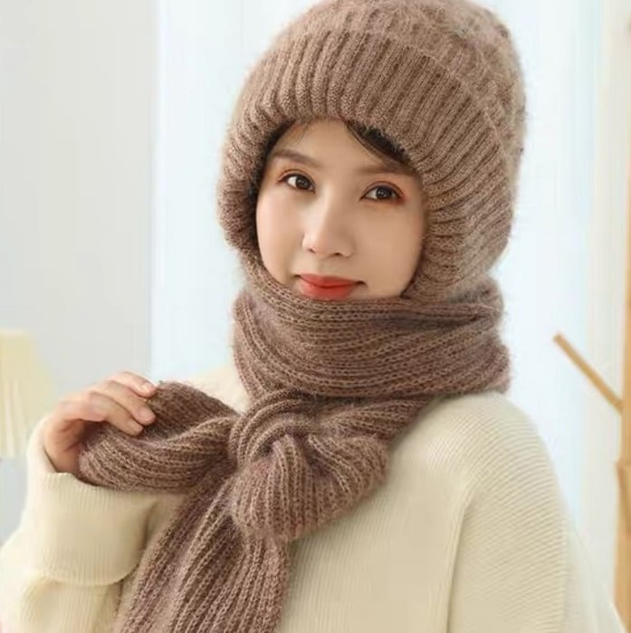 🎄EARLY CHRISTMAS SALE -45% OFF -Winter Versatile Knitted Hooded Scarf for Women