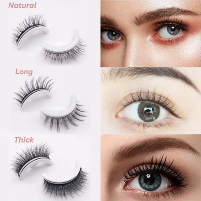 Buy One Get One Free🔥Waterproof & Reusable Self-Adhesive Eyelashes