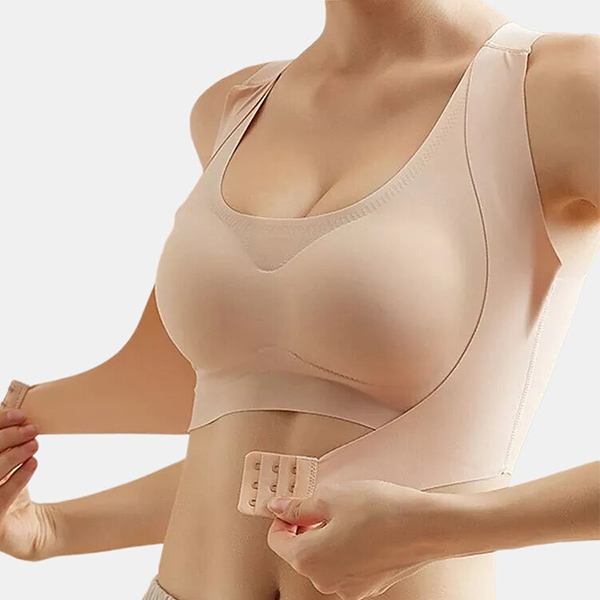 2-In-1 Seamless Front Buckle Support Bra
