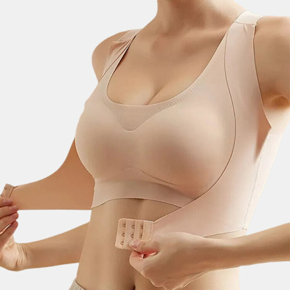 2-In-1 Seamless Front Buckle Support Bra