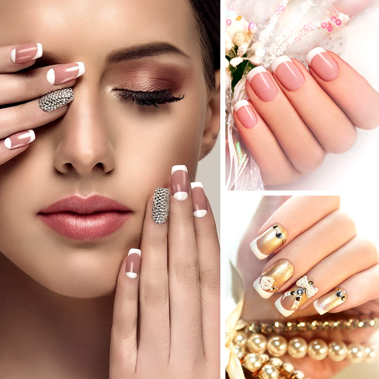 NailStudio Glue-On French Nails Kit