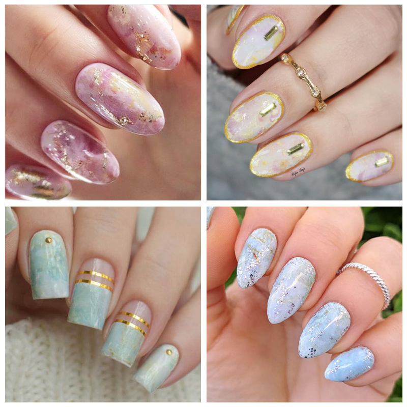 Marble Series Nail Foils